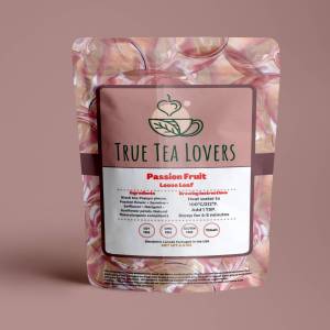 Passion Fruit Black Tea | Tropical Flavor | Loose Leaf & Tea Bags for Hot or Iced Tea - 15 Eco-Friendly Tea Bags