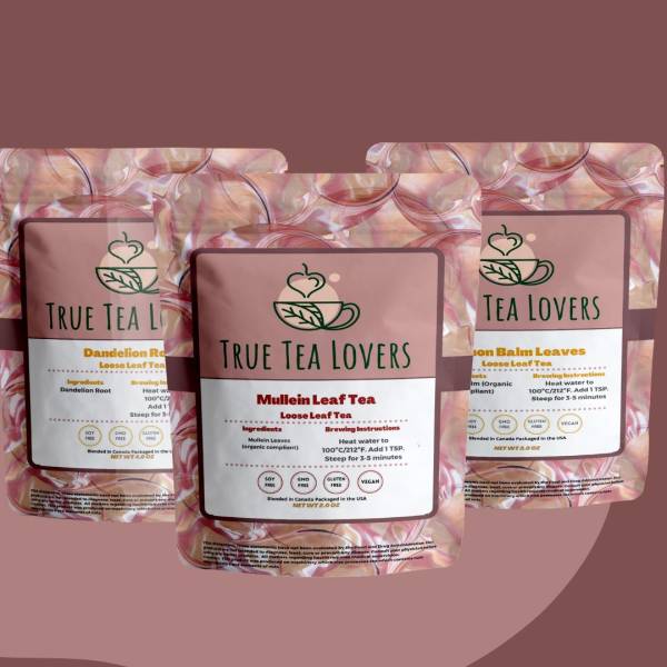 Wellness Tea Bundle | Lemon Balm Tea | Mullein Tea | Dandelion Tea